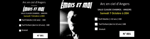 Spectacle  Samedi 7 Octobre 2023  20H